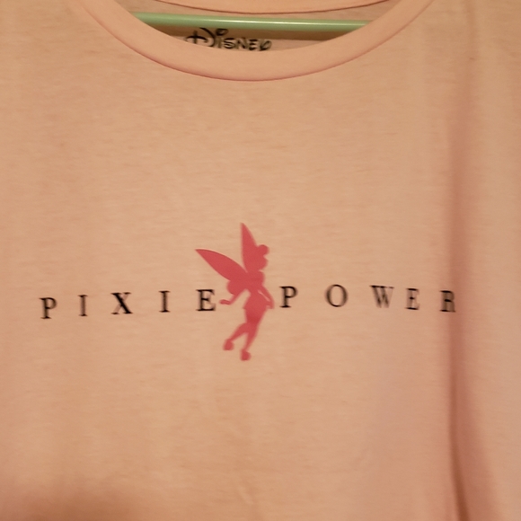💲Tinkerbell Pixie Power Pink XXL Crop Top - Picture 2 of 4